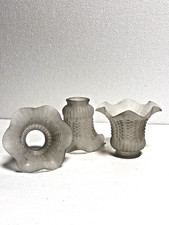 Antichi paralumi Tulip in vetro satinato  anni 50 vintage