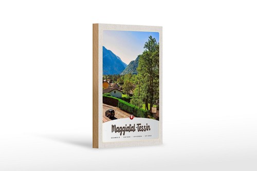Targa legno viaggio 12x18 - in,
