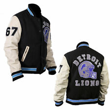 Giacca Letterman Beverly Hills Cop Eddie Murphy Axel Foley Detroit Lions Varsity