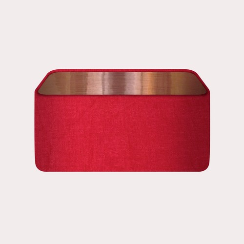Paralume rosso scuro