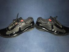 scarpe prada nero lucido