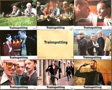 Jeu de 8 Photos TRAINSPOTTING