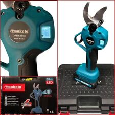 Forbice Cesoia da Potatura 35mm Display Makota a Batteria 26V 3.0AH 2 Batterie