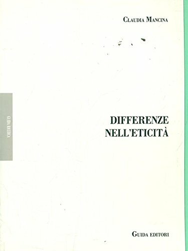 Differenze nell eticita - differenze, nell'eticita