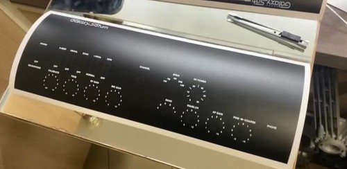 Mascherina adesiva radio