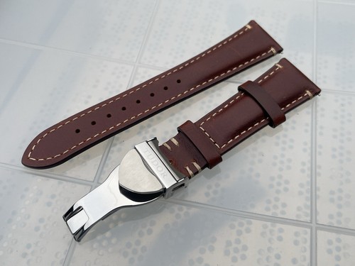 Tudor 22mm brown leather - 22mm, watch