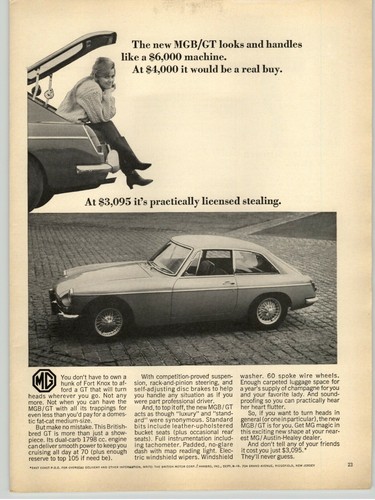 1966 mgb porte hardtop - 1966, 2