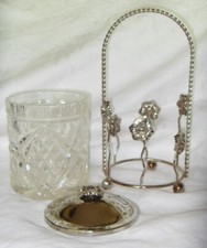 Biscottiera in vetro barile