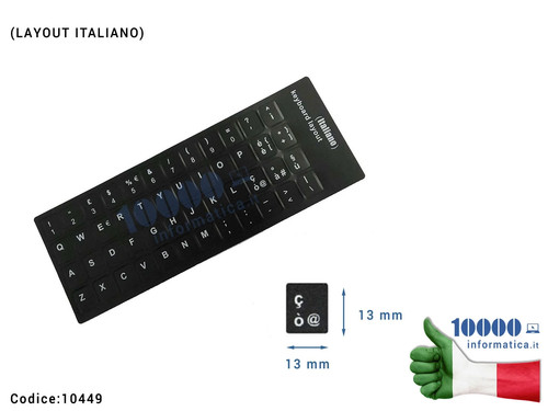 Adesivi lettere tastiera - adesivi,