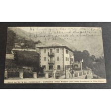 Cartolina Margone (Alta Val d'Usseglio - Hotel Alpestre Guardando la Cima Corna
