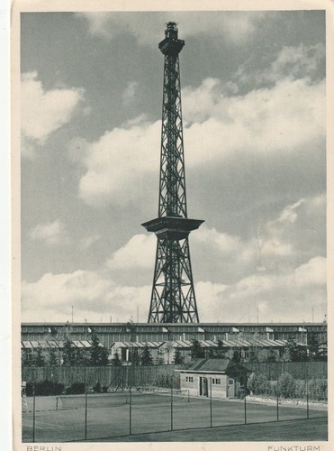 Cartolina torre radio con - dr,,