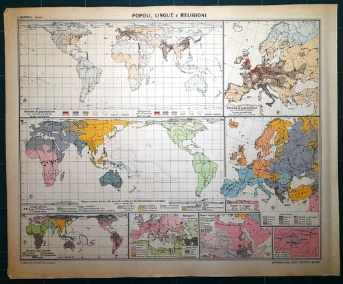 Carta geografica antica popoli - carta,