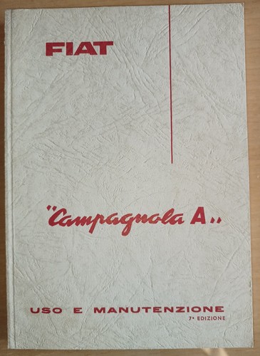 Libretto uso manutenzione - uso,