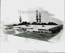 1963 Press Photo Architect's