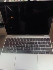 Apple Macbook A1534 2746 12” Argento Top con tastiera e touch pad funzionanti