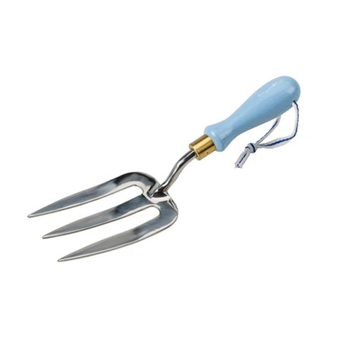 Forchetta manuale blu chiaro