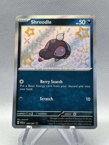 Carta pokemon shroodle 189 091 - pokemon, 189/091