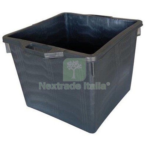 1pz mastellone quadrato nero - 1pz,