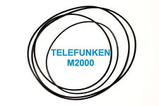 SET CINGHIE TELEFUNKEN M 2000 REGISTRATORE A BOBINE BOBINA NUOVE FRESCHE M2000