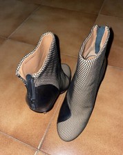 Stivaletto Francis 3.1 Phillip Lim, pelle nera e rete, tacco a spillo 10 cm