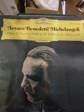 ARTURO BENEDETTI MICHELANGELI '' CHOPIN 10 MAZURKAS ''  ALBUM 33 TOURS  VG/VG
