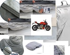 TELO COPRIMOTO TELATO FELPATO PER DUCATI STREETFIGHTER V4 1100 ANNO 2022 IMPERME