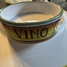 Porta vino Deruta firmato