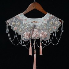 Scialle retrò rosa nuvola