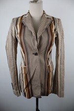 HUGO BOSS GIACCA BLAZER DONNA TG 38 WOMAN VINTAGE JACKET COTONE