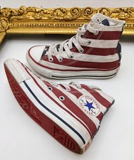 ALL STAR CONVERSE ALTE STRINGATE BANDIERA AMERICANA n°28 UNISEX 