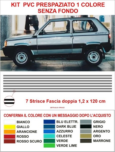 Strisce fiat panda - fiat, trekking