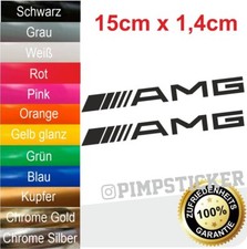 2x AMG Mercedes car sticker