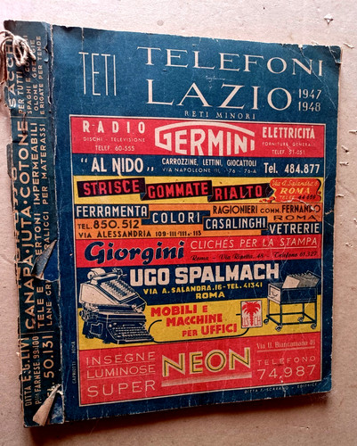Elenco telefonico storico - elenco,