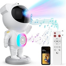 Proiettore Lampada Notturna Astronauta stelle galassia soffitto Bluetooth Musica