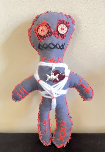 Bambola voodoo ooak fatta - fatta, a