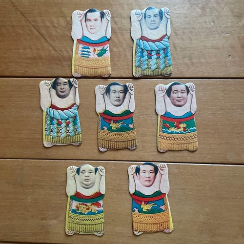 Sumo rikishi menko card - rikishi,