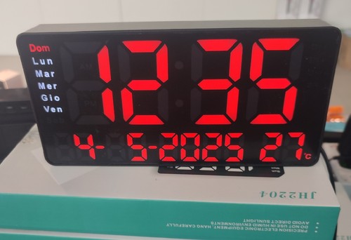 Orologio led con calendario - calendario, +