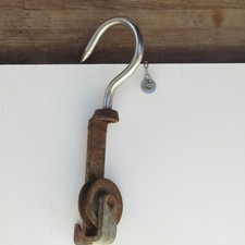 VECCHIA CARRUCOLA IN ACCIAIO E FERRO - ITALIA - EPOCA ANNI 50 CIRCA