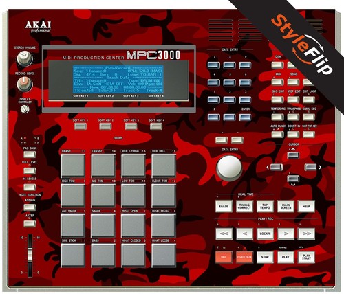 Akai mpc 3000 - 3000, rosso