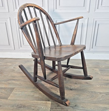 Sedia dondolo vintage ercol - vintage,