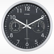 Orologio Da Muro TRABO Con Termometro E Rilevatore D’umidità