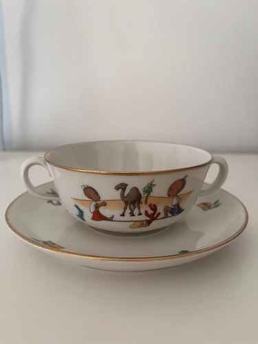 Tazza brodo piattino - brodo,