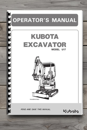 Kubota u17 escavatore - u17,