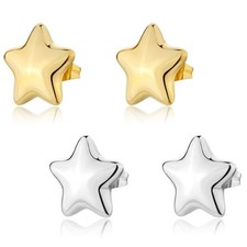 Orecchini Donna Stella Acciaio Argento Oro Sagapo SSE29 SSE30 SSE53 SSE54
