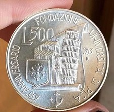 500 LIRE 1993 UNIVERSITA' DI