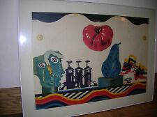 serigrafia Concetto Pozzati 1966