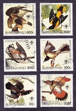 1987 BIRD STAMP J AUDUBON ART