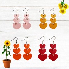  4 paia di orecchini delicati