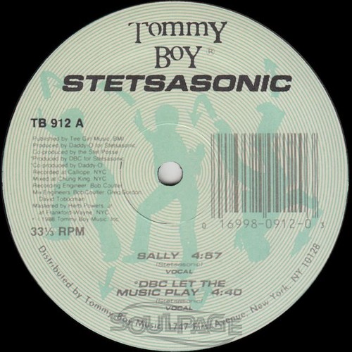 Stetsasonic sally 12 - 12", us