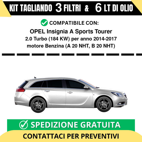 Tagliando per opel insignia - tagliando,